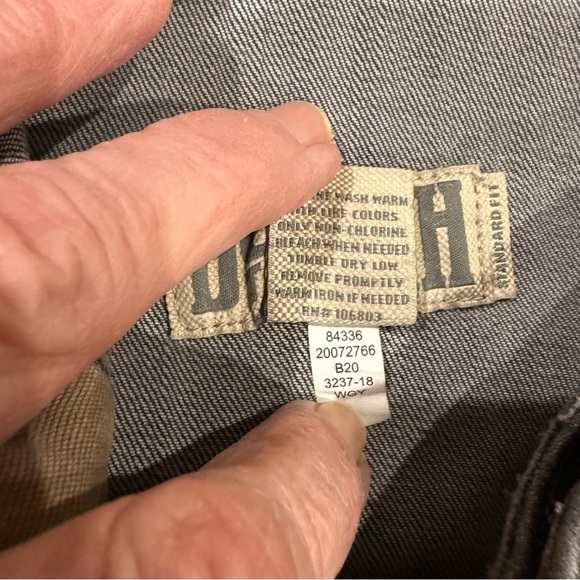 Duluth Trading Co Ballroom Double Flex Jeans Straight Leg Grey Men’s 42x30 - Picture 13 of 15